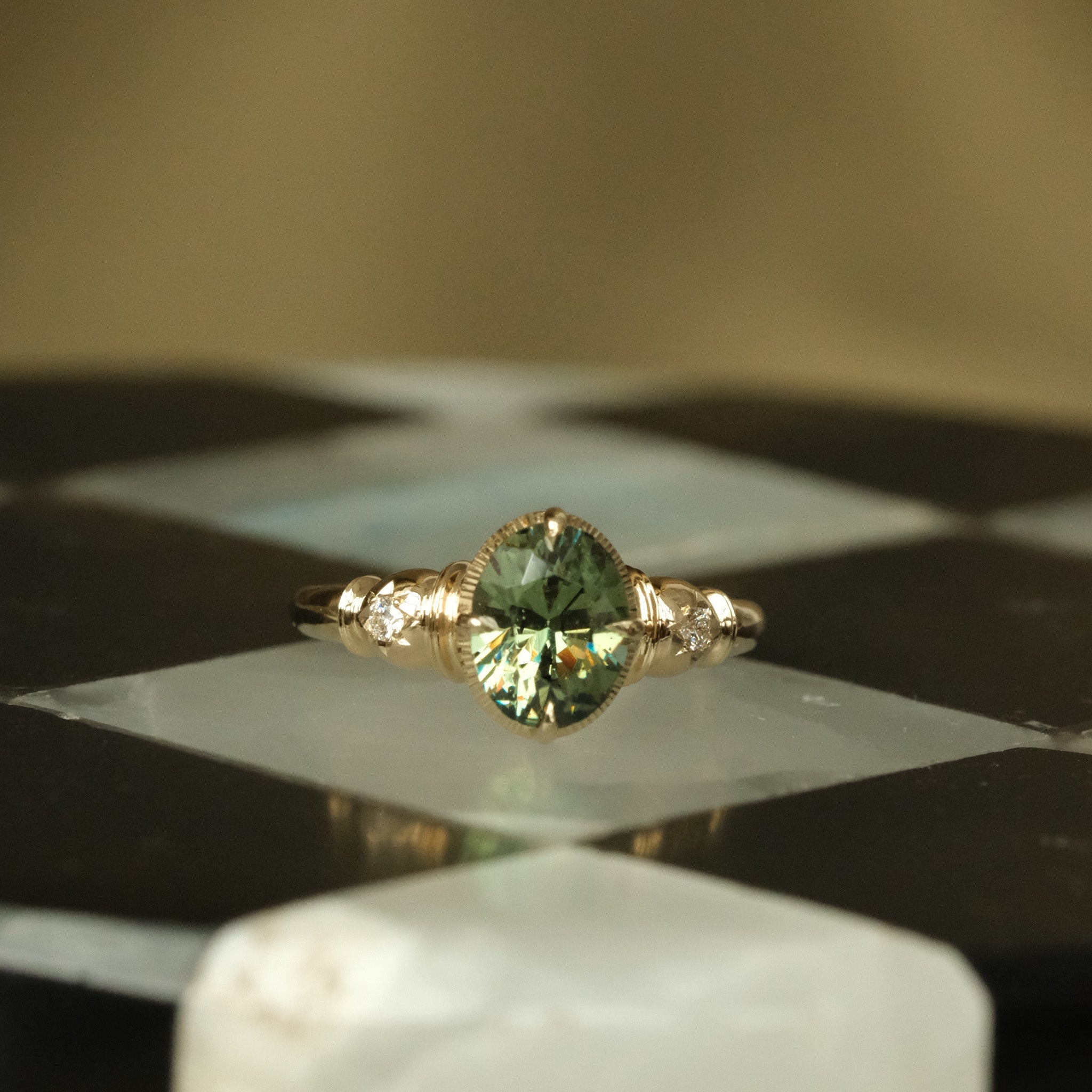 LIONNA ✦ Demantoid Garnet